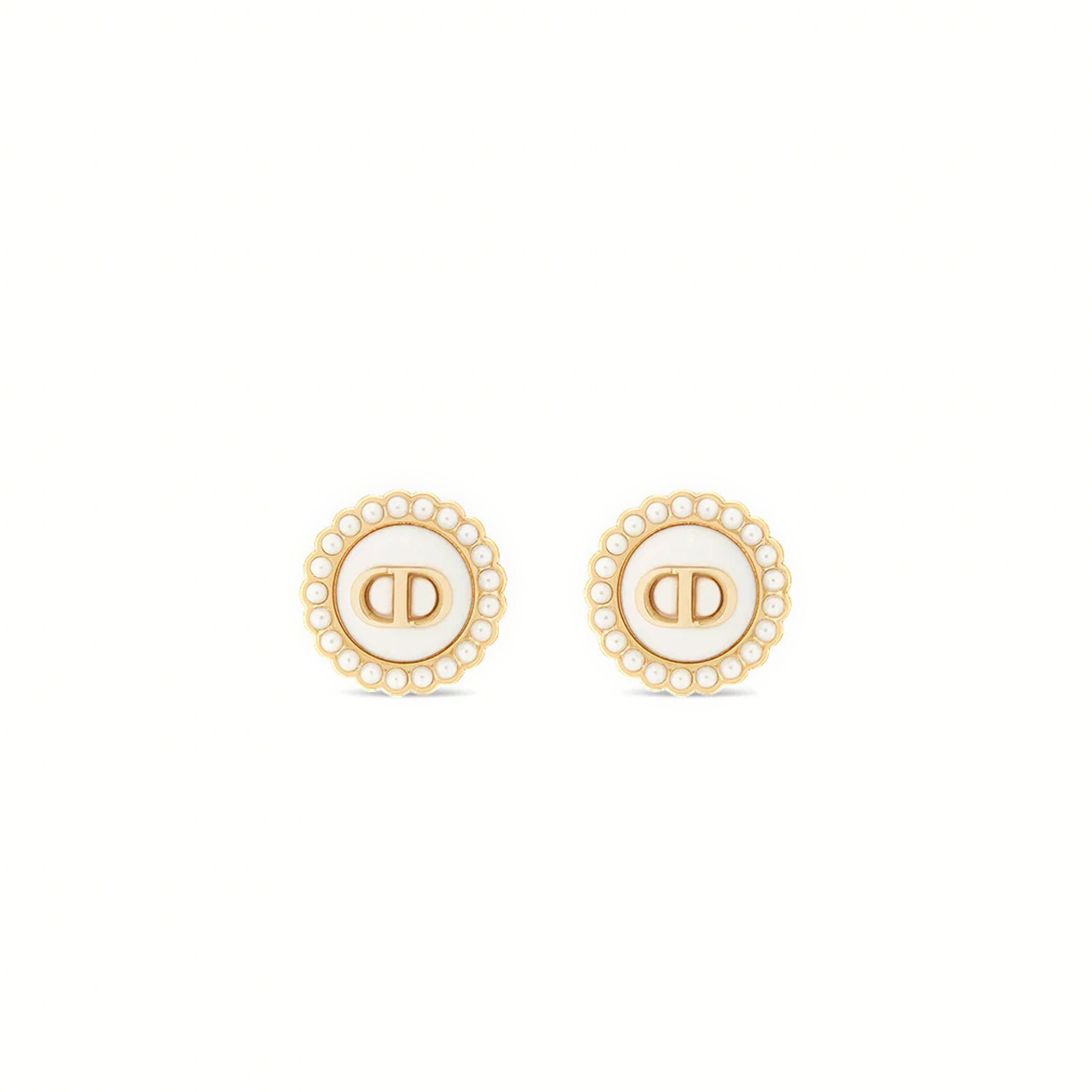 DIOR PETIT CD BAROQUE EARRINGS E1835PTCVE_D26E